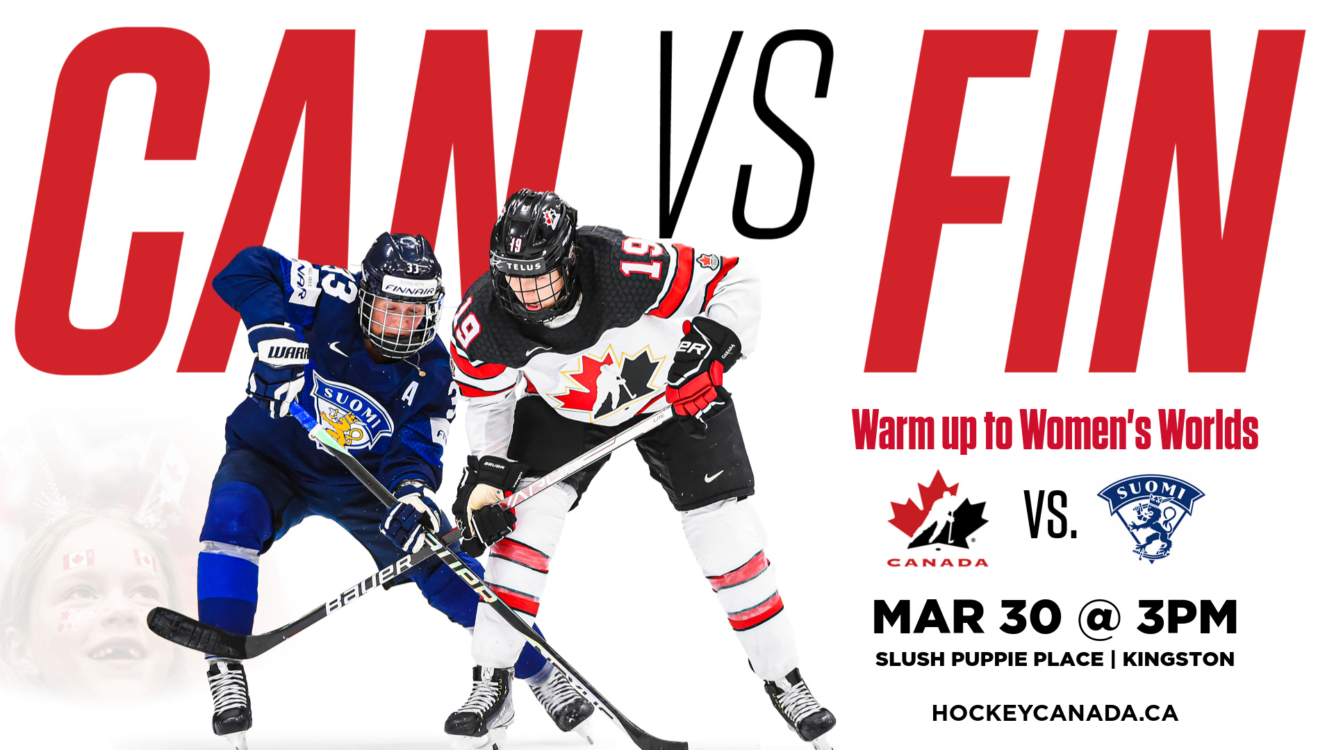 Team Canada Vs Team Finland Women’s WPC Slush Puppie Place Kingston, ON